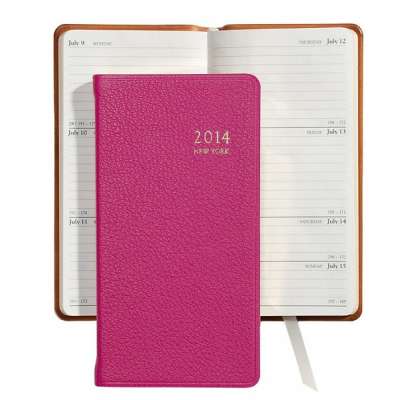 Genuine Leather Journal Planner Organizer - Monthly & Weekly & Daily Daytimer - to Achieve Goals - Improve Productivity